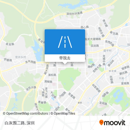 白灰围二路地图