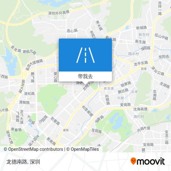 龙德南路地图