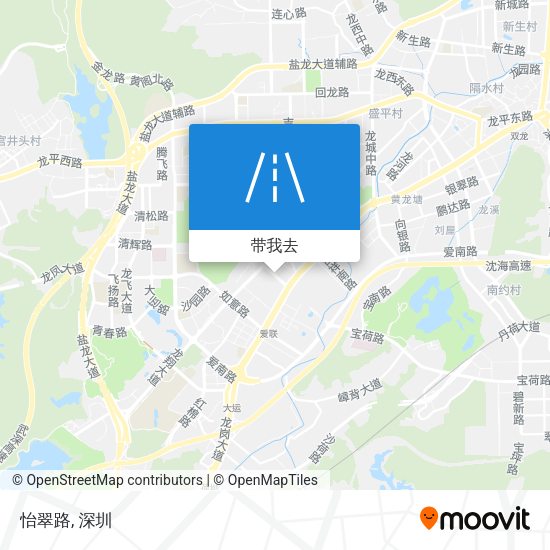 怡翠路地图