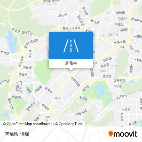 西埔路地图