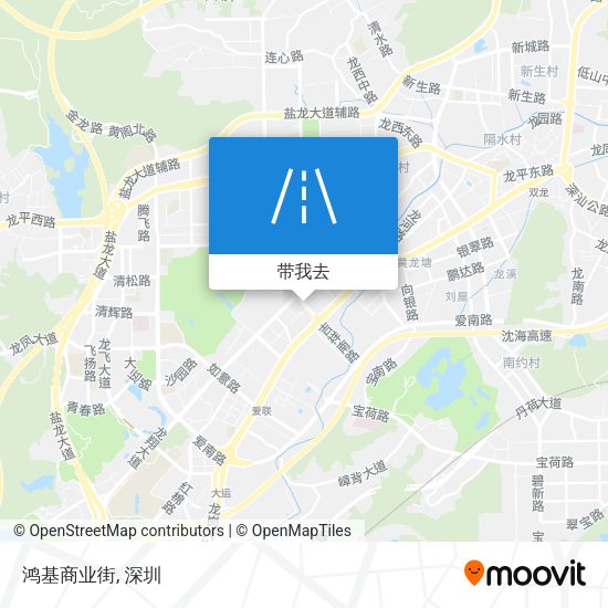 鸿基商业街地图