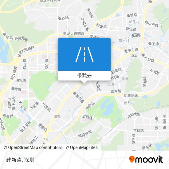 建新路地图