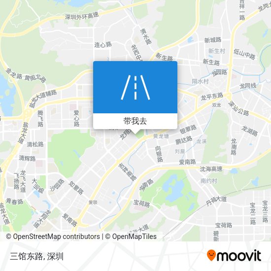 三馆东路地图