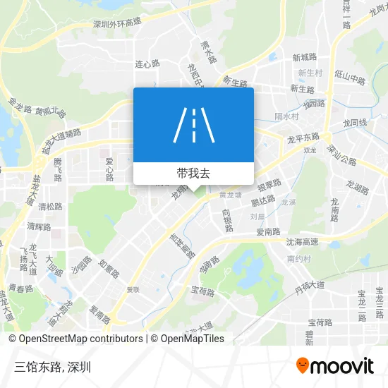 三馆东路地图
