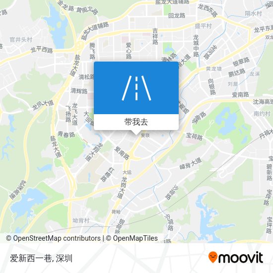 爱新西一巷地图