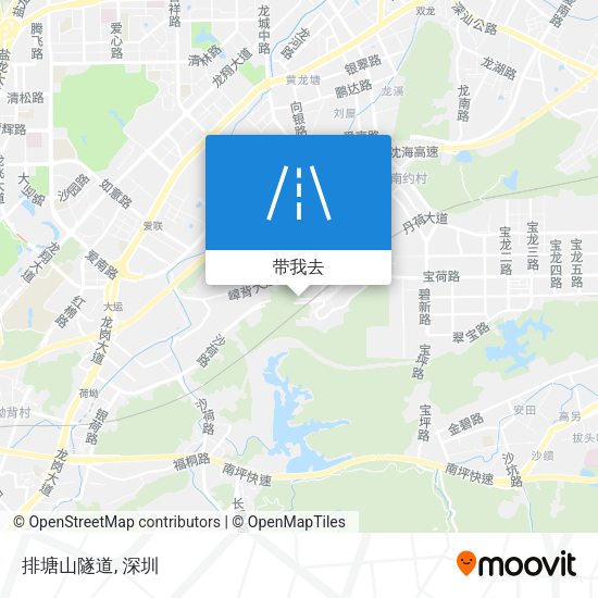 排塘山隧道地图