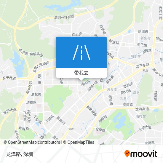 龙潭路地图
