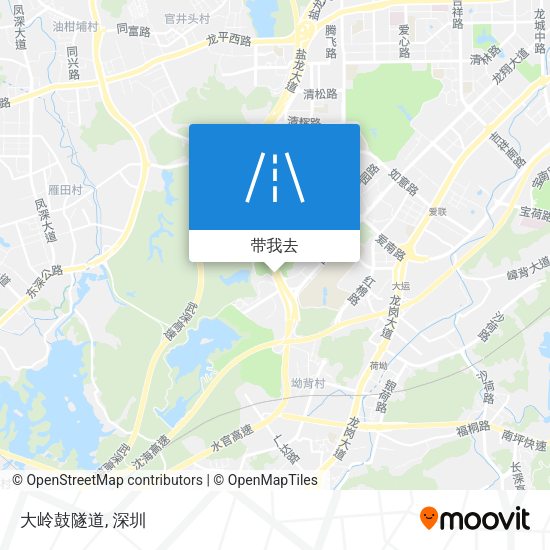 大岭鼓隧道地图