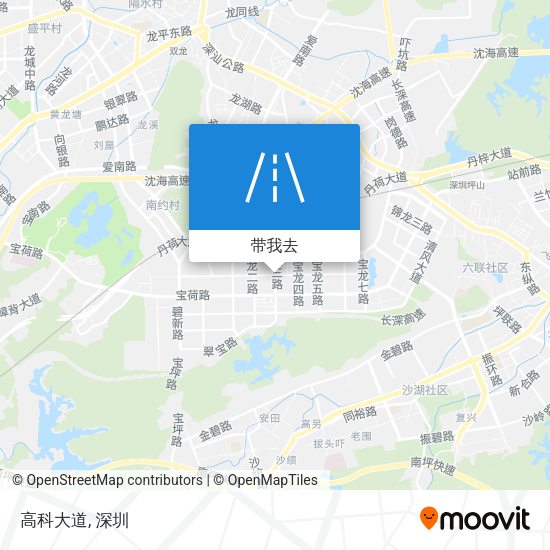 高科大道地图