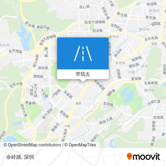 余岭路地图