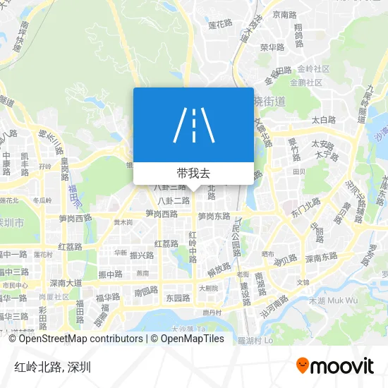 红岭北路地图