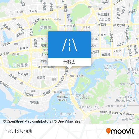 百合七路地图