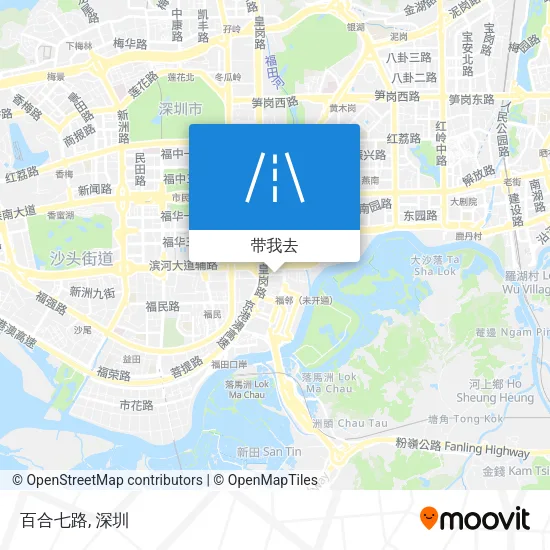 百合七路地图