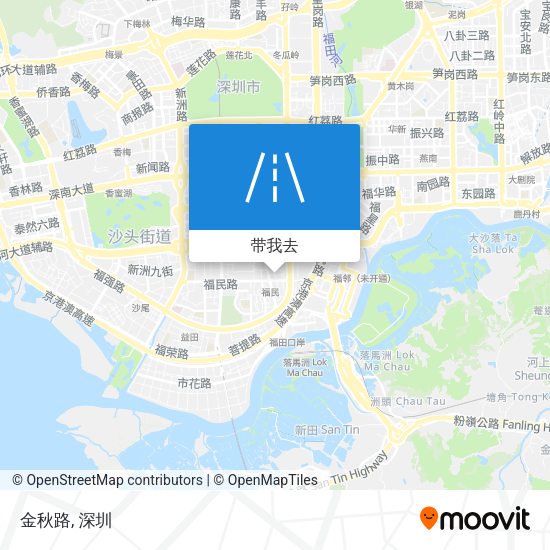 金秋路地图