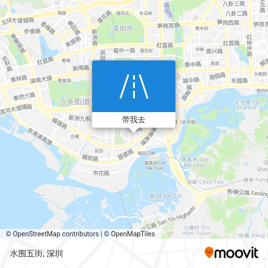 水围五街地图