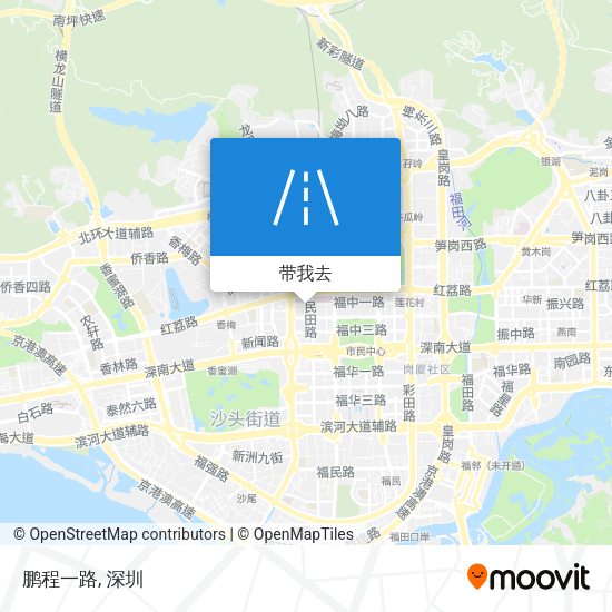 鹏程一路地图