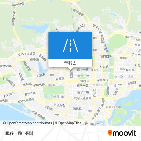 鹏程一路地图