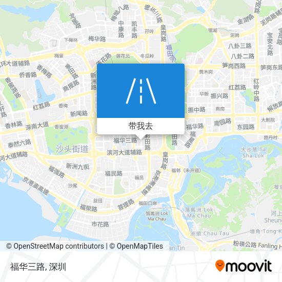 福华三路地图