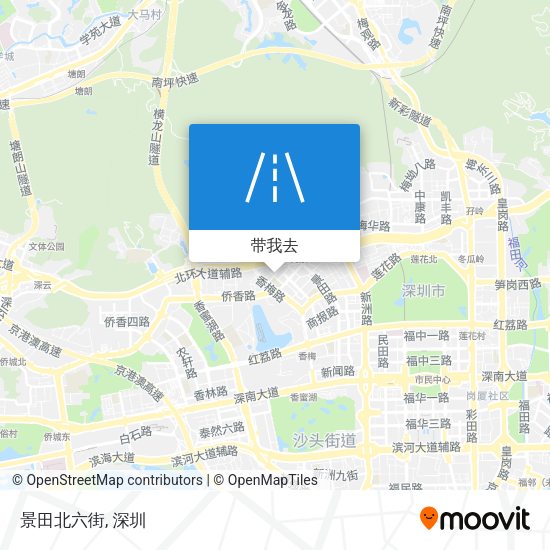 景田北六街地图