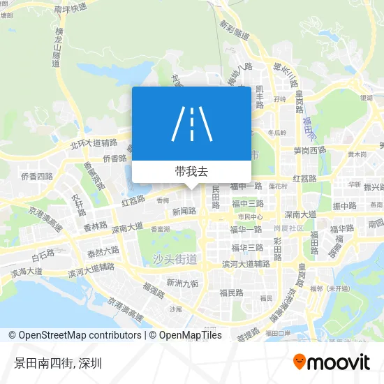 景田南四街地图