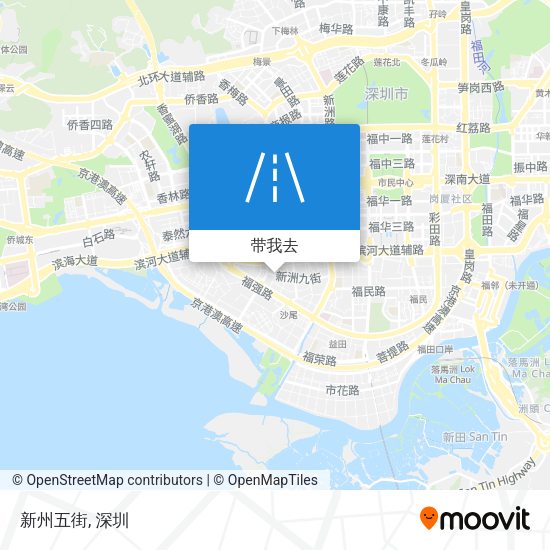 新州五街地图