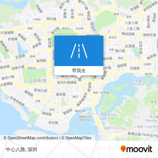 中心八路地图