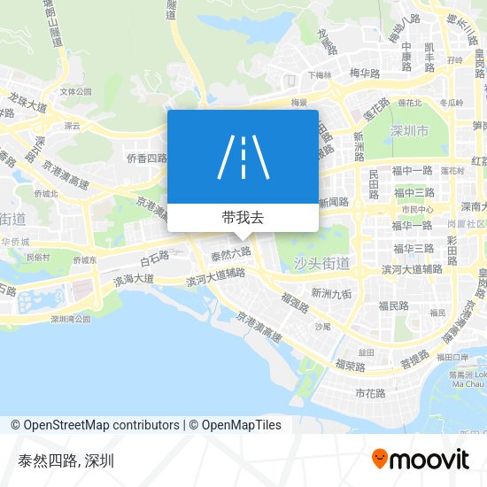 泰然四路地图
