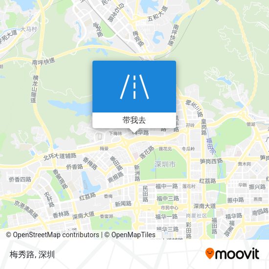 梅秀路地图