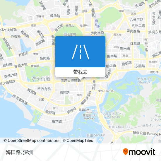 海田路地图