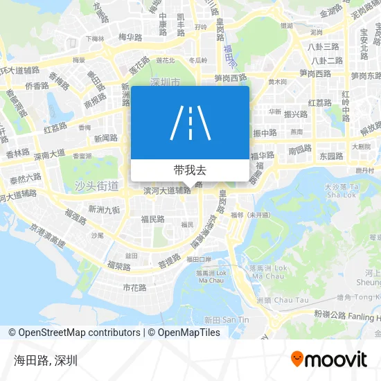 海田路地图