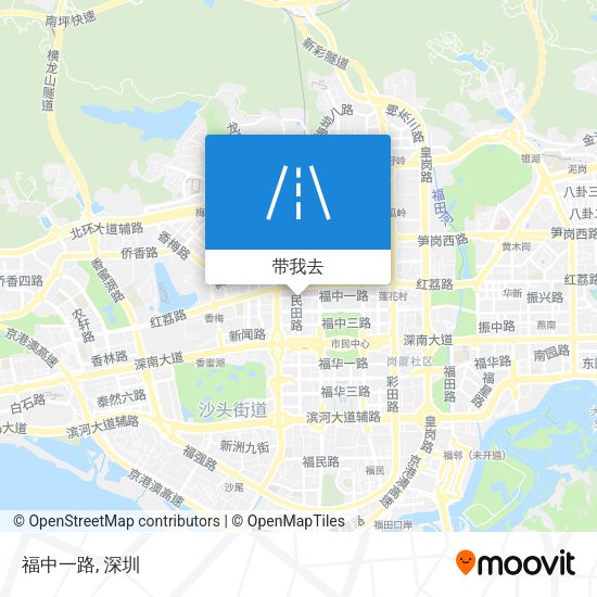 福中一路地图