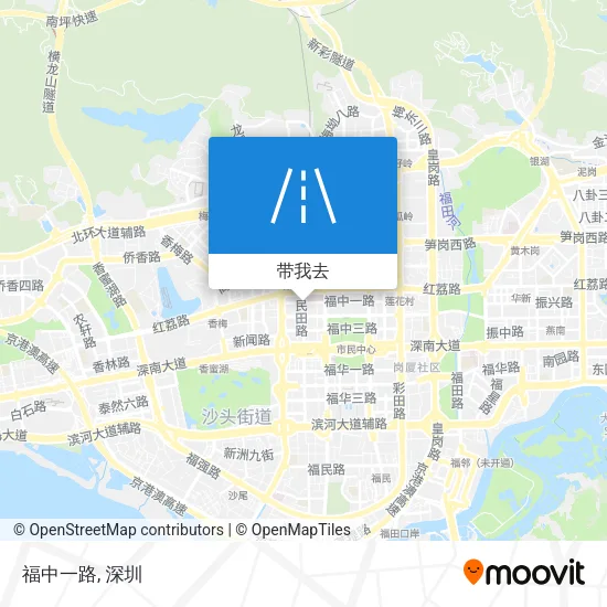 福中一路地图