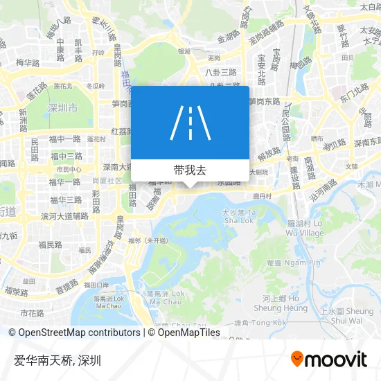 爱华南天桥地图
