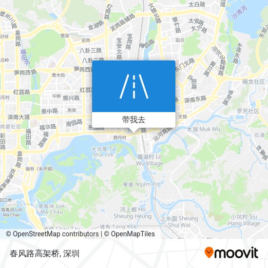 春风路高架桥地图