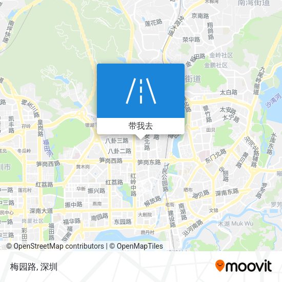 梅园路地图