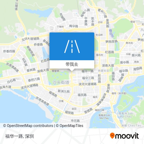福华一路地图