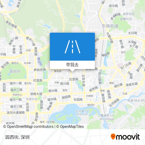园西街地图