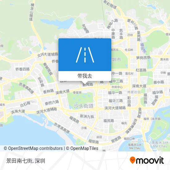 景田南七街地图