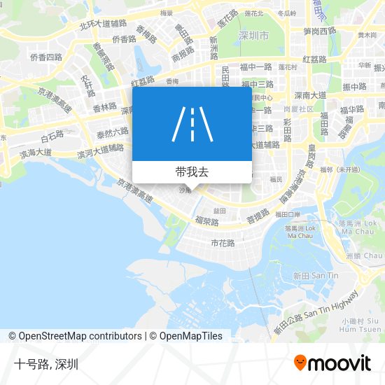 十号路地图