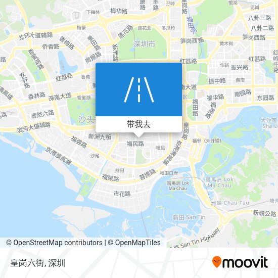 皇岗六街地图