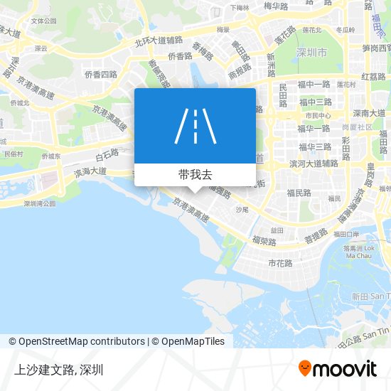 上沙建文路地图