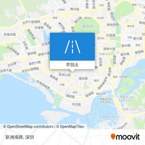 新洲南路地图