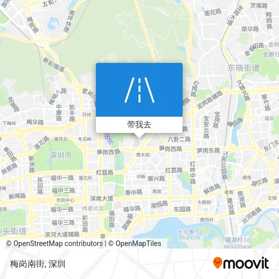 梅岗南街地图