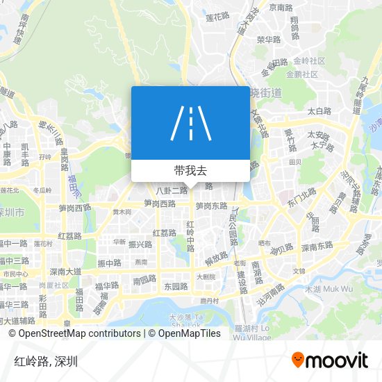 红岭路地图