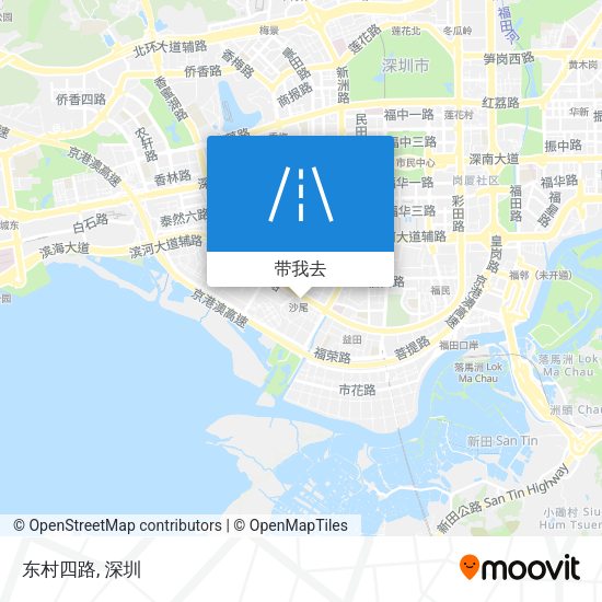 东村四路地图