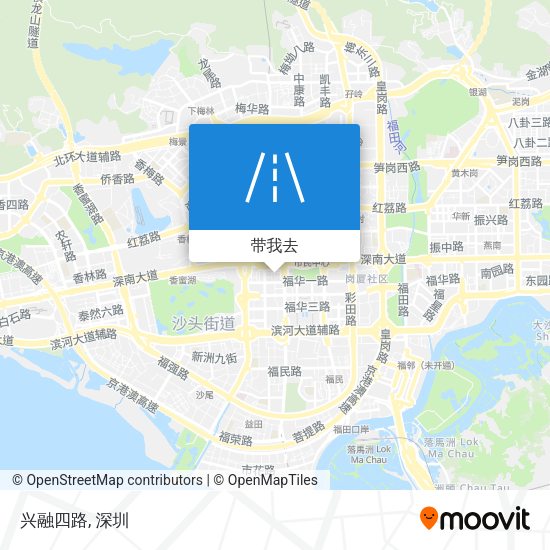 兴融四路地图