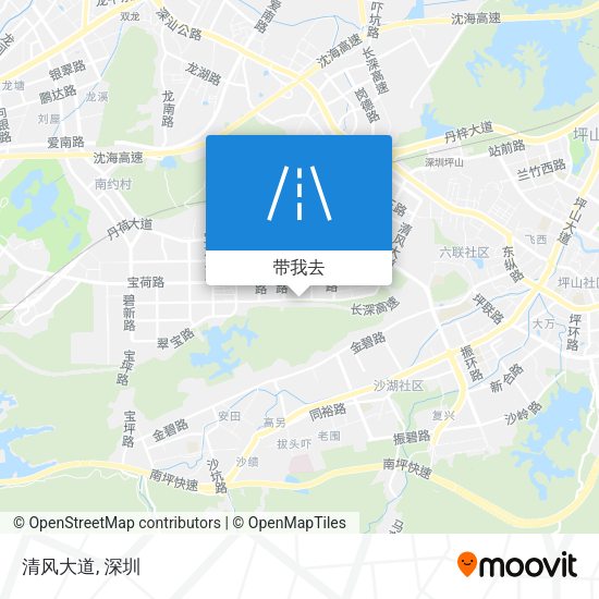清风大道地图