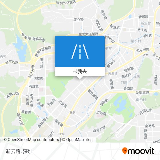 新云路地图