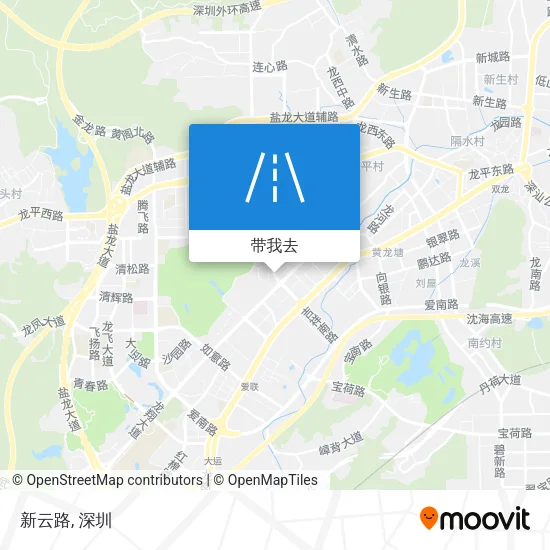 新云路地图