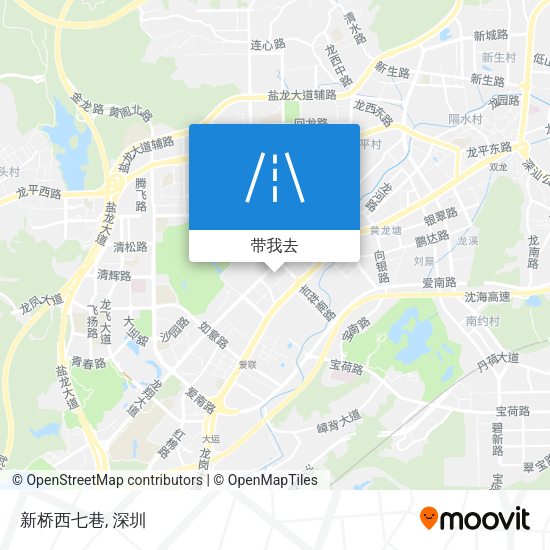 新桥西七巷地图